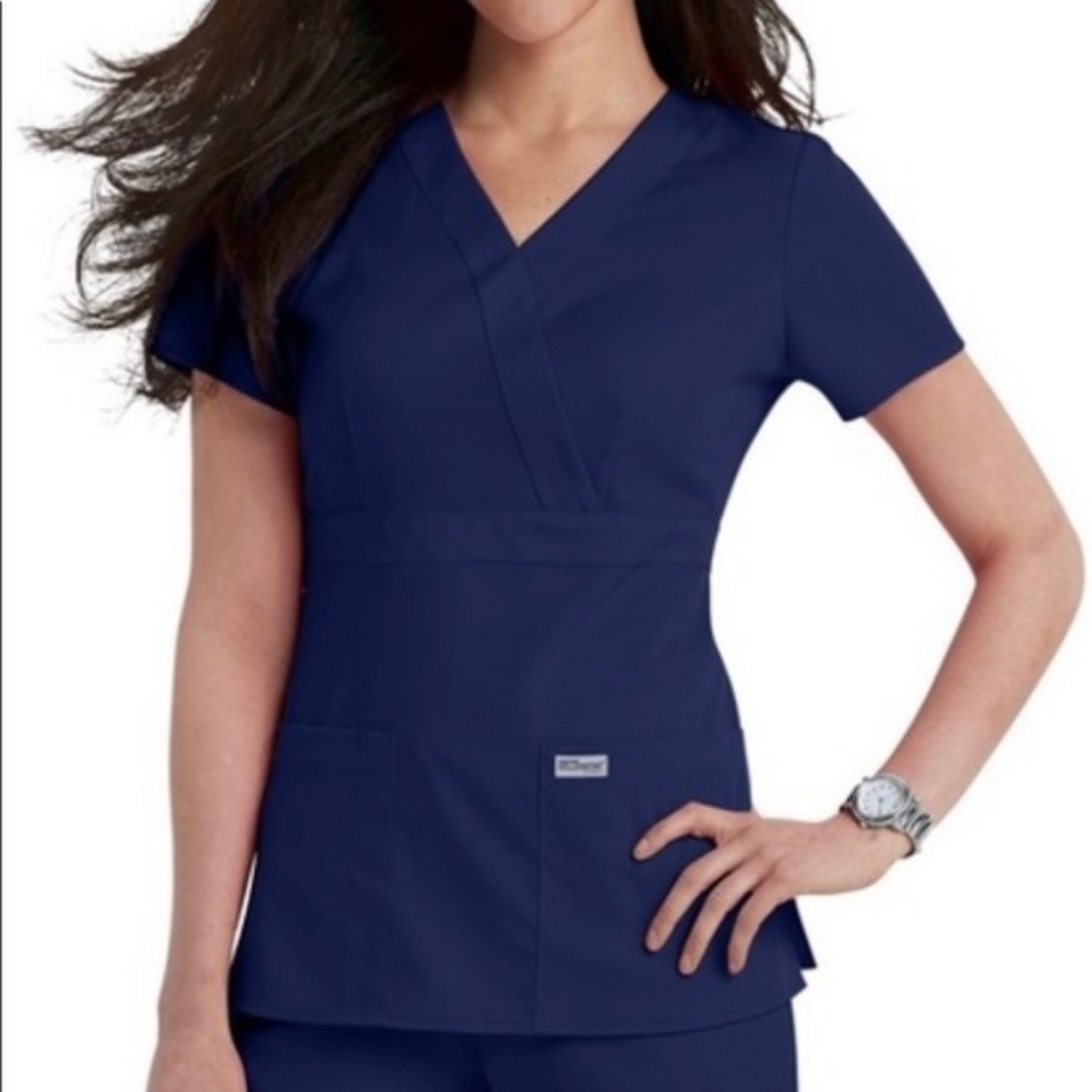 Grey's Anatomy Navy Scrub Set (small)